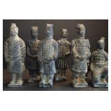 Imperial Terracotta Soldier Figurines approx 5" -