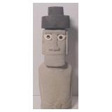 Easter Island Stone Rapa Nui figure aprx. 19"