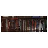 Shelf of various DVDs and VHS including I robot