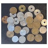 Lot of various foreign coins