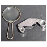 Magnifying glass & Vantage jeweler