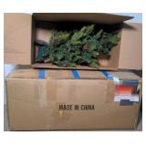 Pair of artificial Christmas trees Bethlehem