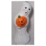 Halloween decor Ghost w/ pumpkin Blow mold 36"