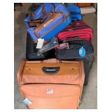 Lot of various luggage bags