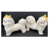 Pair of ceramic Dogs *measure approximately 9.5in