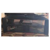 TV stand 60"x17"x21" w/ Samsung DVD & VCR player