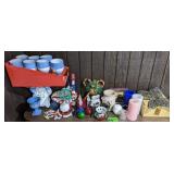 Lot of Various Decorative Items Including Xmas
