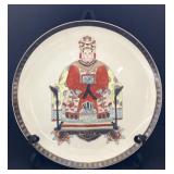 Hand painted Chinese Empress Porcelain Plate