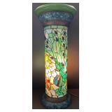 Stained Glass Light Up Plant Stand *10in x 28in
