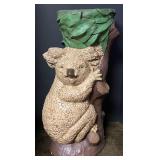 Plaster Koala Plant Stand *14in x 29in