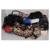 Tote of various fashion purses