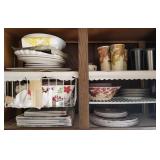 Contents of cabinets