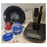 Lot of kitchen gadgets including egg poacher (6"