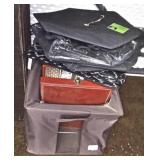 Lot of Cloth Storage Bins and More
