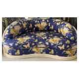 Rattan Love Seat (Measures 64in x 34in x 30in)