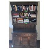 Cabinet bookshelf 4 tiers 1 drawer 42"x17"x76"