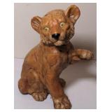 Lion cub statue 17" tall