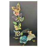 Metal decorative wall art (28in tall) and Solar