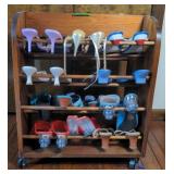Shoe Rack 22"x16"x27" and Various women