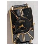 Regent Black & Gold-tone Wristwatch. Genuine