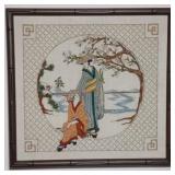 Geisha Artwork approx 17" x 16"