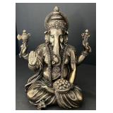 Bronze Tone Ganesha, elephant-headed Hindu god of