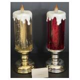 Valerie Light up "snow globe" Decorative Candles