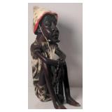 African Folk Art chokwe ancestor statue carved