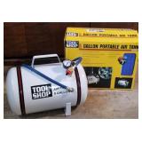 Tool Shop 5 gallon portable air tank (10" x 12" x