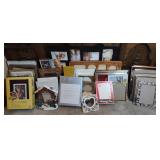 Lot Picture Frames Metal Glass