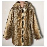 Pamala McCot Faux Fur Coat with Hood (Size L)