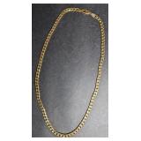 Gold chain marked "14k Italy". Total weight 34.5g