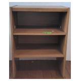 Three tier pressed board shelf 16"x20"x27"