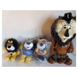 Lot of BMO Harris Hubert the Lion mascot items,