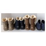 4 Pairs of Boots. Includes 3 Size 10 Boots from
