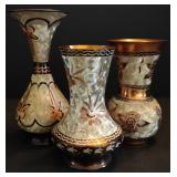 Ornate Copper Vases