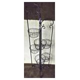 Black Folding Plant Stand, 57" tall.