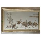 Ornate layered mirror framed *54in x 30in