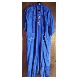 Oriental Kimono Double Peach China Dark Blue Size
