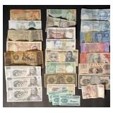 Lot of currency from different countries