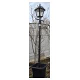 Gama Sonic Planter/Lamp Post approx 78"H