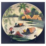 Hand Painted Wall Hanging *14in diameter