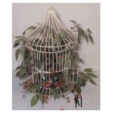 wire frame bird cage 27" tall