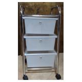 Rolling Organizational Cart approx 13" x 15" x