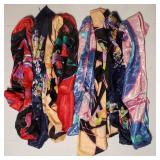 Silk Scarves Flowers