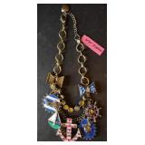 Betsey Johnson Charm Necklace