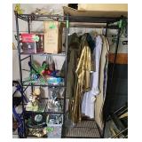 Clothes rack no clothes included no contents