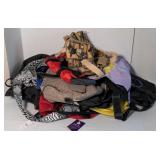 Tote of various tote bags and duffles