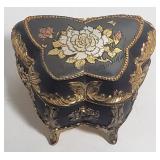 Metal Japan Music Jewelry Box Butterfly 3.5" L x