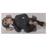 Plastic Monkey on tree branch aprx. 15"